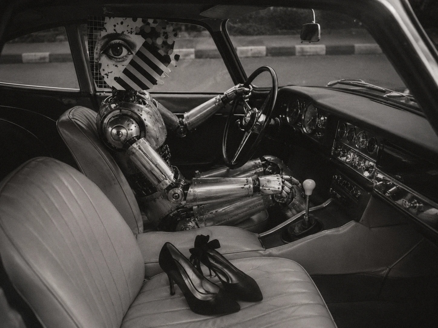 Interior de auto clásico — dirección creativa para spots